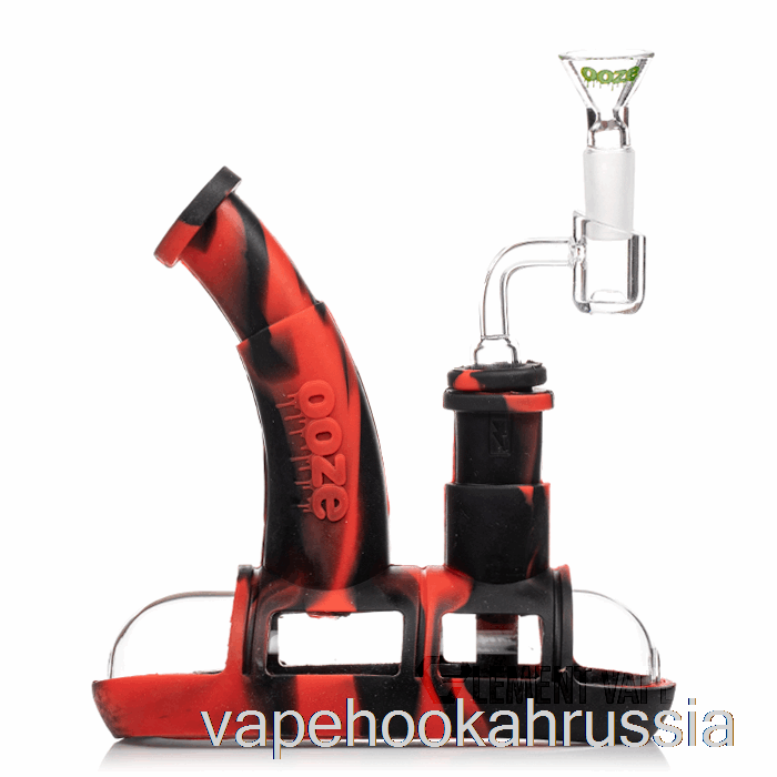 Vape Russia Ooze пароход силиконовый водопровод лава (черный/красный)